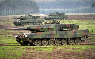 The Leopard 2 is a main battle tank that was developed by the German company, Krauss-Maffei Wegmann (KMW)